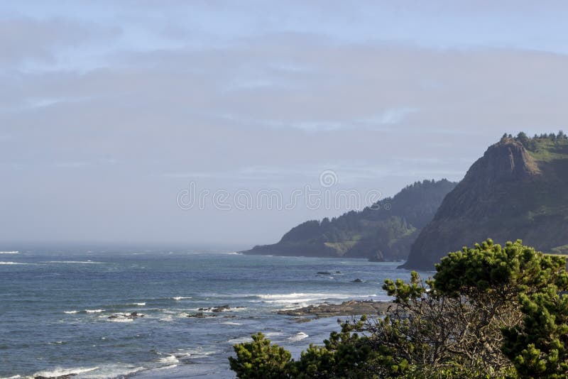 Oregon Coast View stock image. Image of blue, coast, photograph 43032863