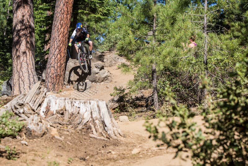 Alex Grediagin at the Lair Jump Park in Bend, Oregon Editorial Stock ...