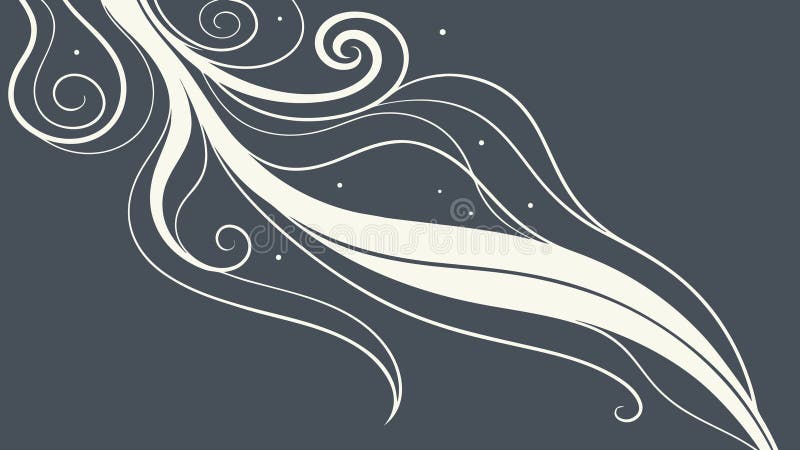 Organic Abstract Swirl Pattern, Fluid Motion and Artistic Elegance, vector design Generative AI royalty free illustration