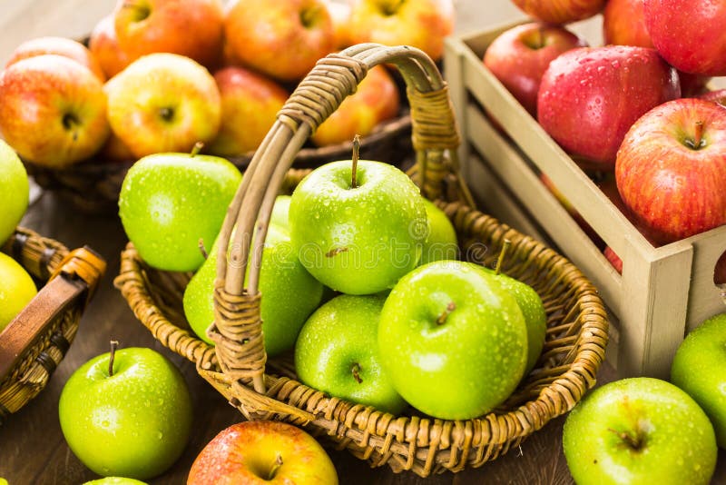 Organic apples stock image. Image of fruit, liquid, nature 59473213