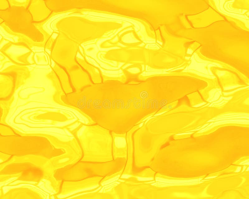 Organic Art Molten Plastic Soft Waves Yellow