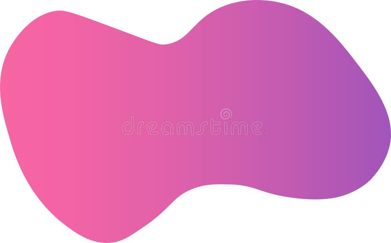 Organic black blobs irregular shape. Abstract fluid shapes vector set, simple water forms royalty free illustration