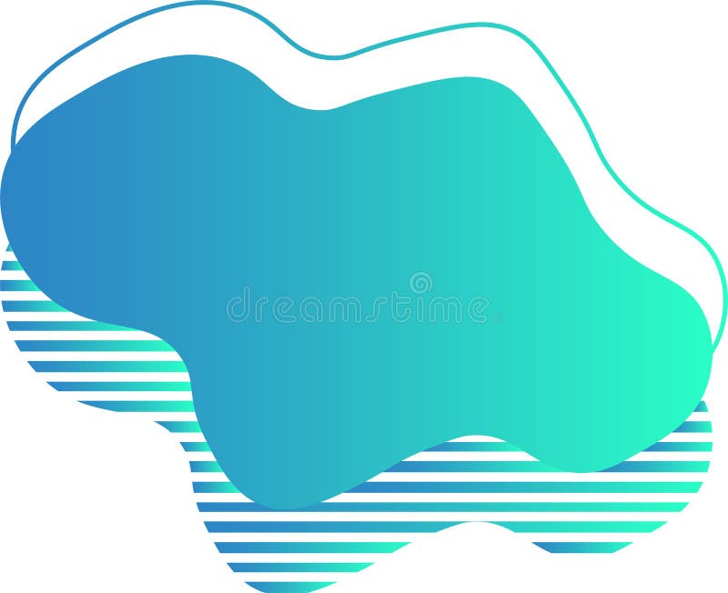 Organic black blobs irregular shape. Abstract fluid shapes vector set, simple water forms royalty free illustration