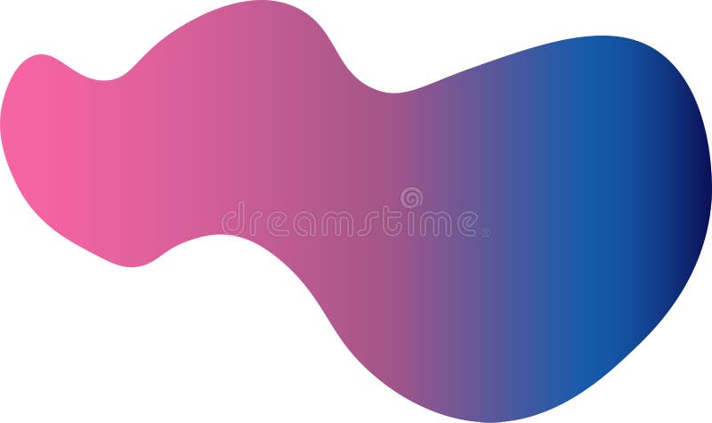 Organic black blobs irregular shape. Abstract fluid shapes vector set, simple water forms stock illustration