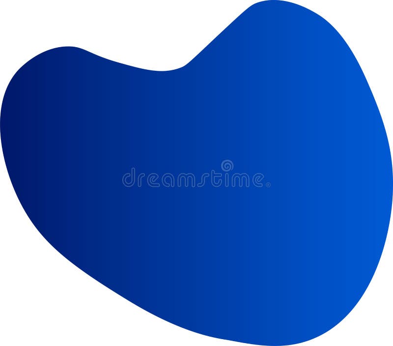 Organic black blobs irregular shape. Abstract fluid shapes vector set, simple water forms royalty free illustration