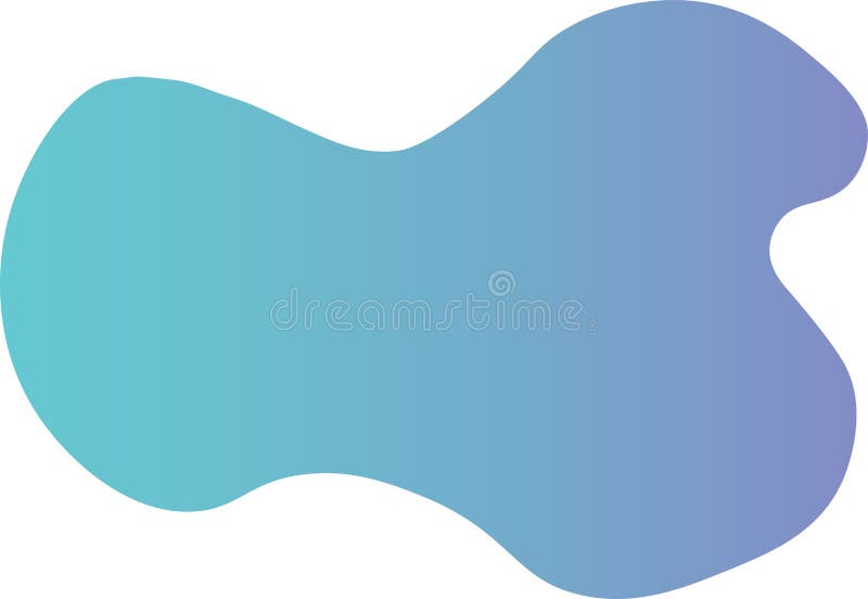 Organic black blobs irregular shape. Abstract fluid shapes vector set, simple water forms royalty free illustration