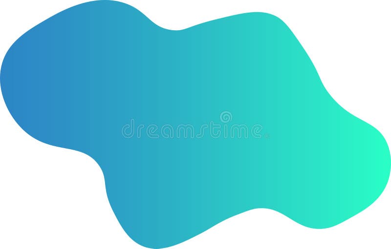 Organic black blobs irregular shape. Abstract fluid shapes vector set, simple water forms royalty free illustration