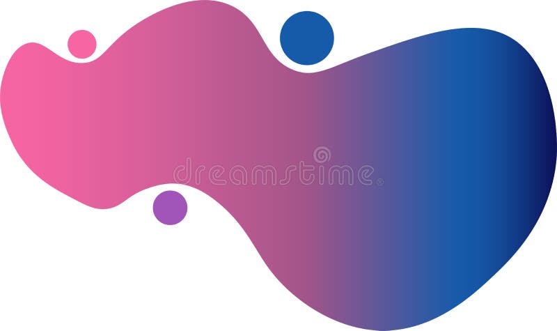 Organic black blobs irregular shape. Abstract fluid shapes vector set, simple water forms royalty free illustration