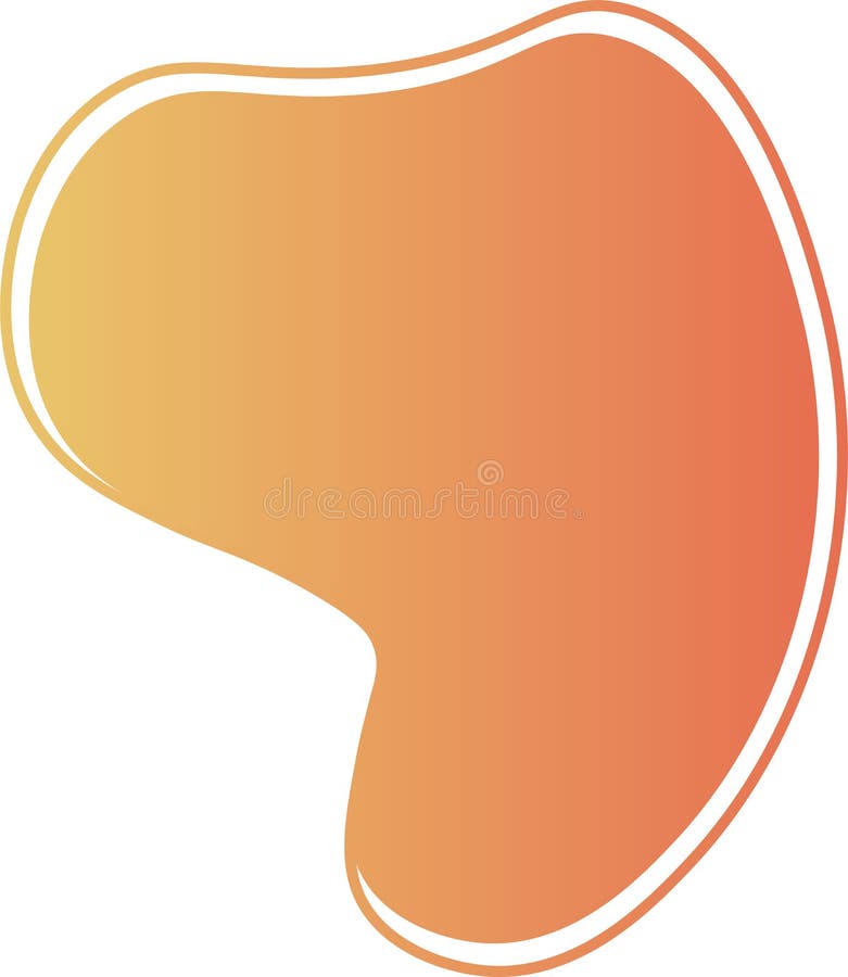 Organic black blobs with irregular shapes. Abstract fluid shapes vector set, simple water forms
