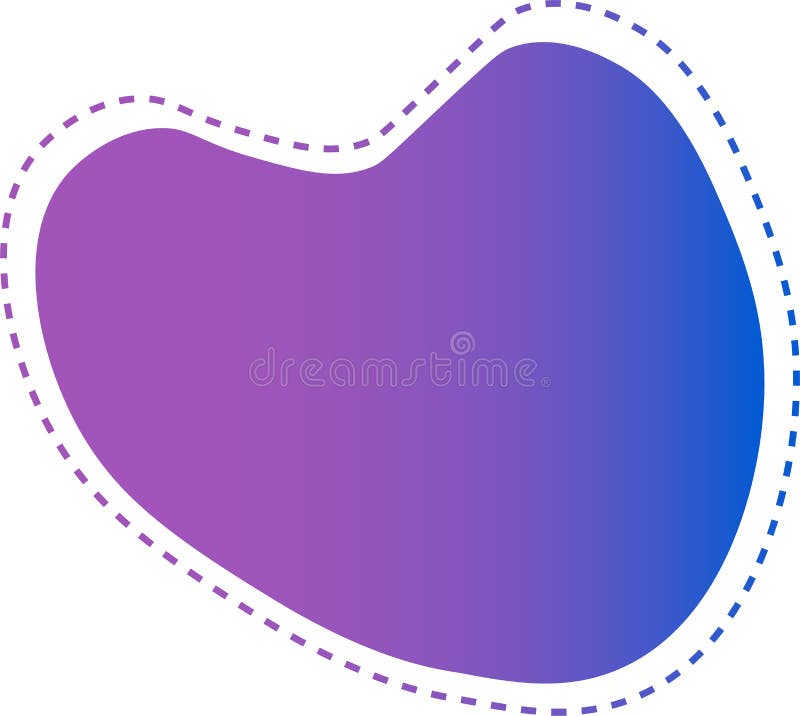 Organic black blobs irregular shape. Abstract fluid shapes vector set, simple water forms stock illustration