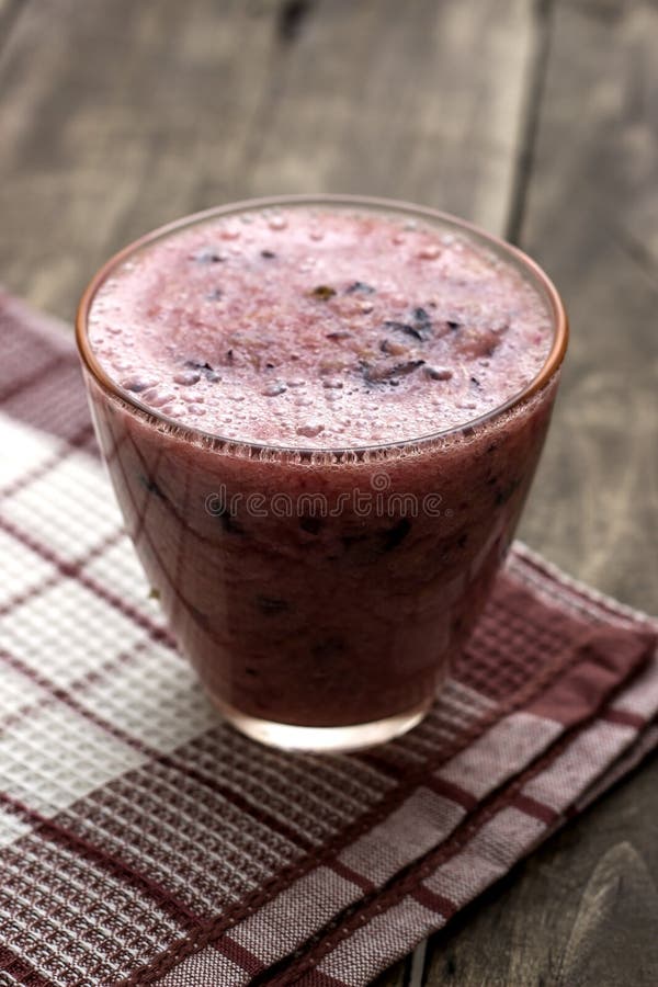 Organic Blueberry Smoothy royalty free stock photography