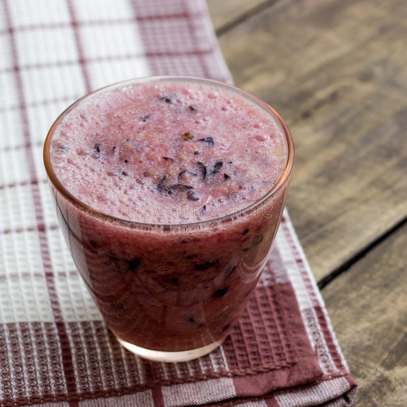 Organic Blueberry Smoothy royalty free stock image