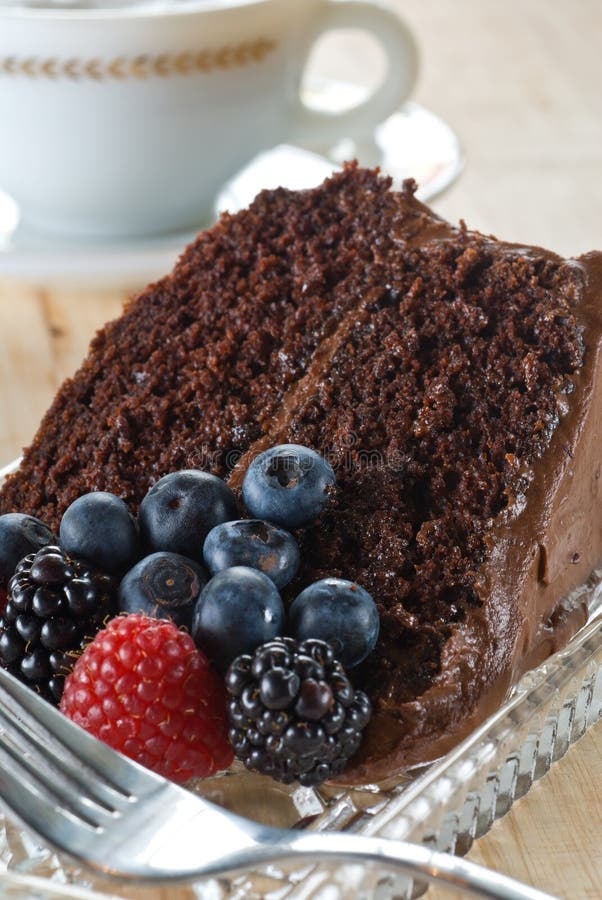 Organic chocolate cake