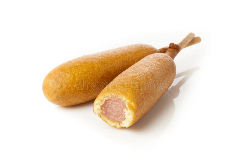 corn dog on a stick