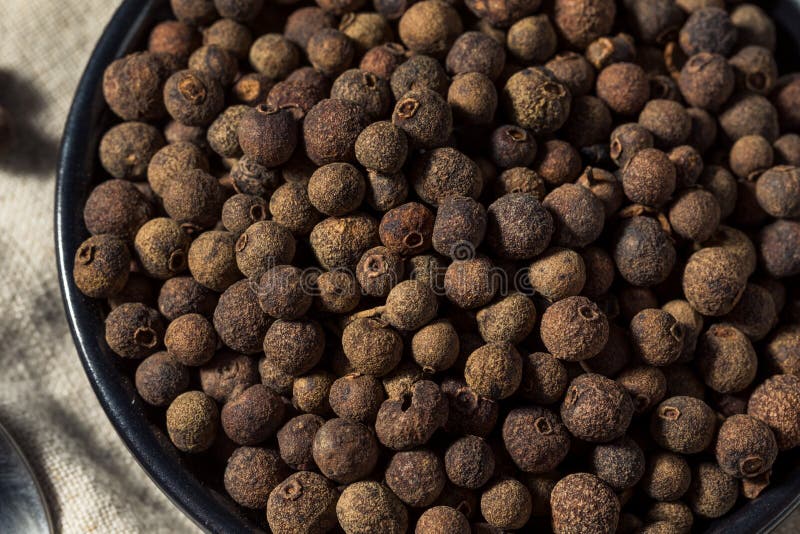 Organic Dry Allspice Spice stock photo. Image of seed 236814810