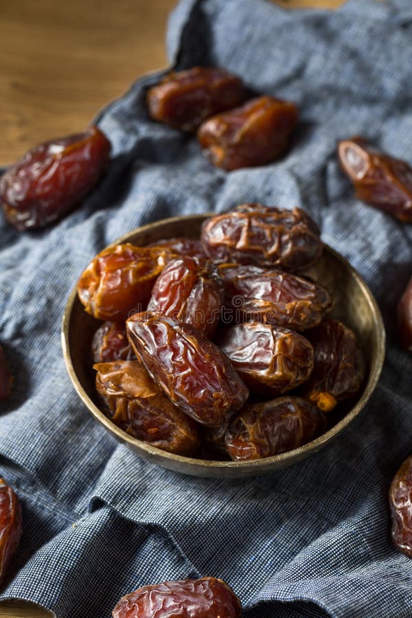 Organic Dry Red Dates stock image. Image of gourmet 190693783