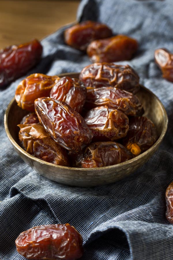 Organic Dry Red Dates stock image. Image of dessert 190694025