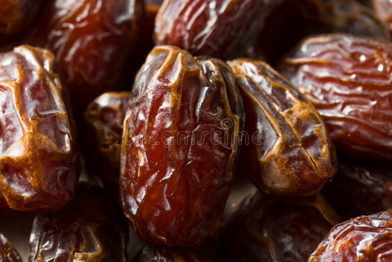 Organic Dry Red Dates stock image. Image of gourmet 190693783