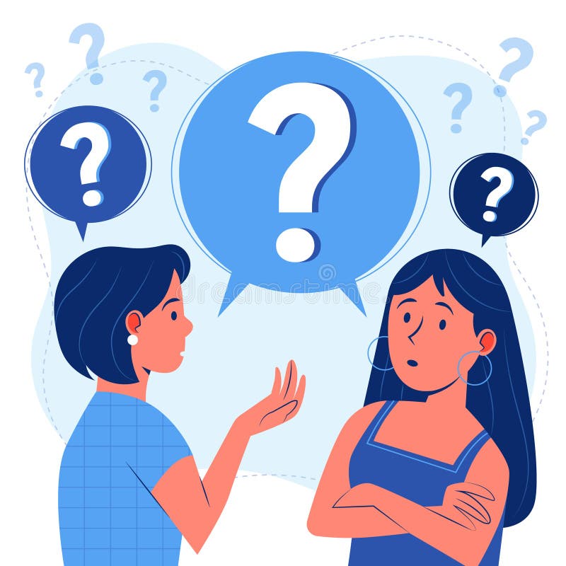 Asking Questions Stock Illustrations 4145 Asking Questions Stock