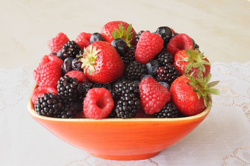 Organic fresh fruits stock photo. Image of blackberry 1368436