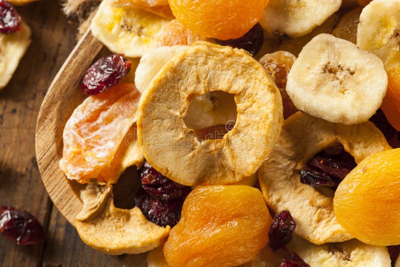 Organic Healthy Assorted Dried Fruit Stock Image Image of ingredient
