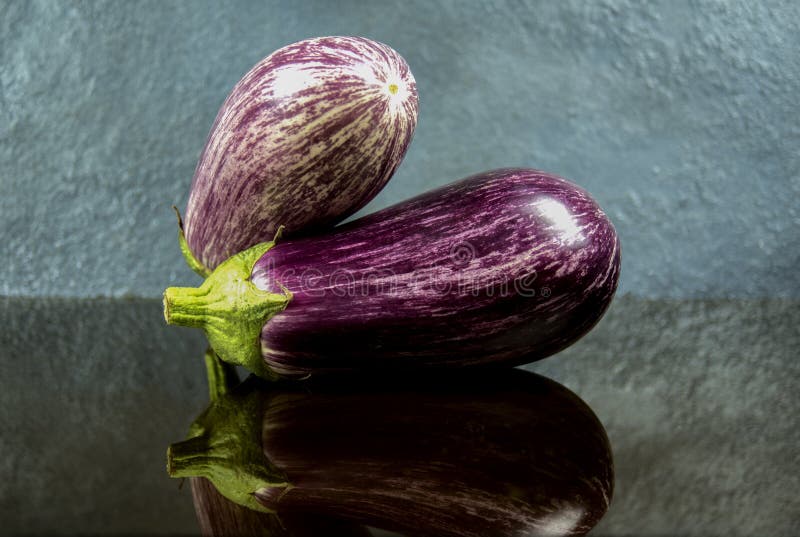 Organic Light Aubergines with Purple Lines Stock Image Image of light