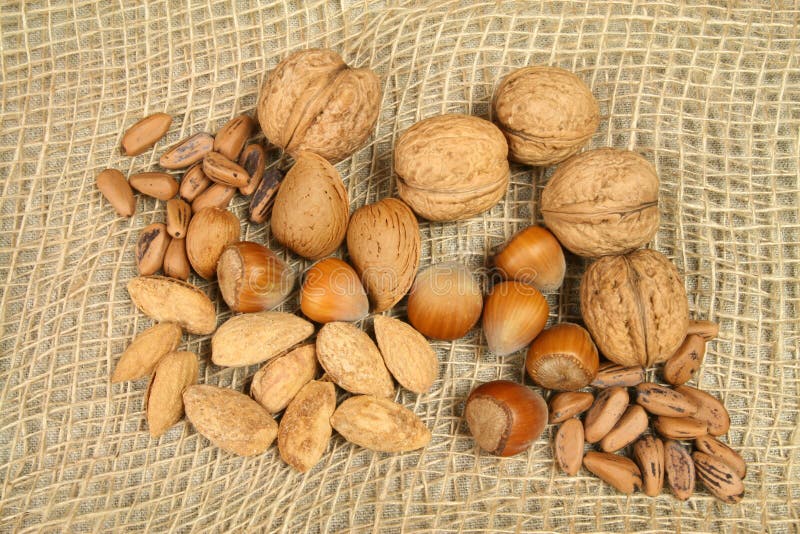 Organic nuts stock image. Image of cuisine, almond, diversity 6590645