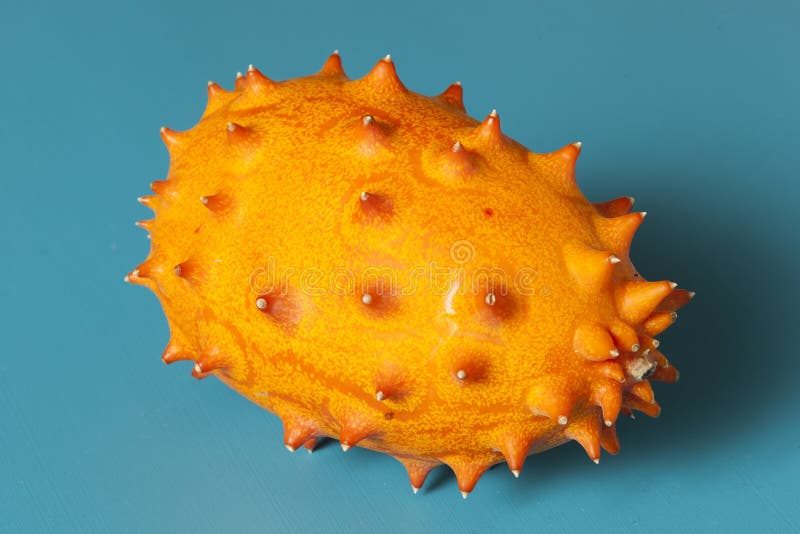 Organic Orange Kiwano Melon Stock Image Image of object, food 31674663