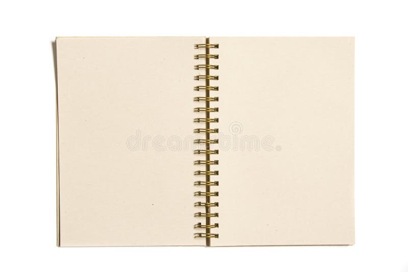 Organic paper notebook