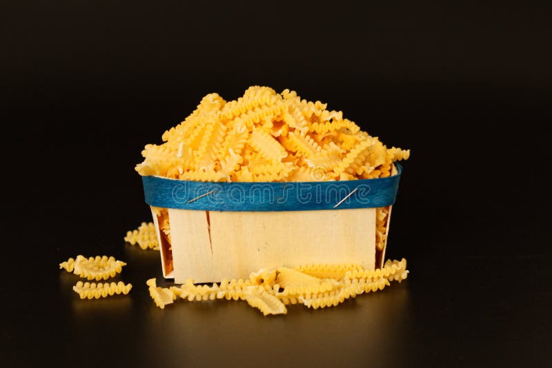 Pasta bucket stock photo. Image of macro, fresh, bunch 13019602