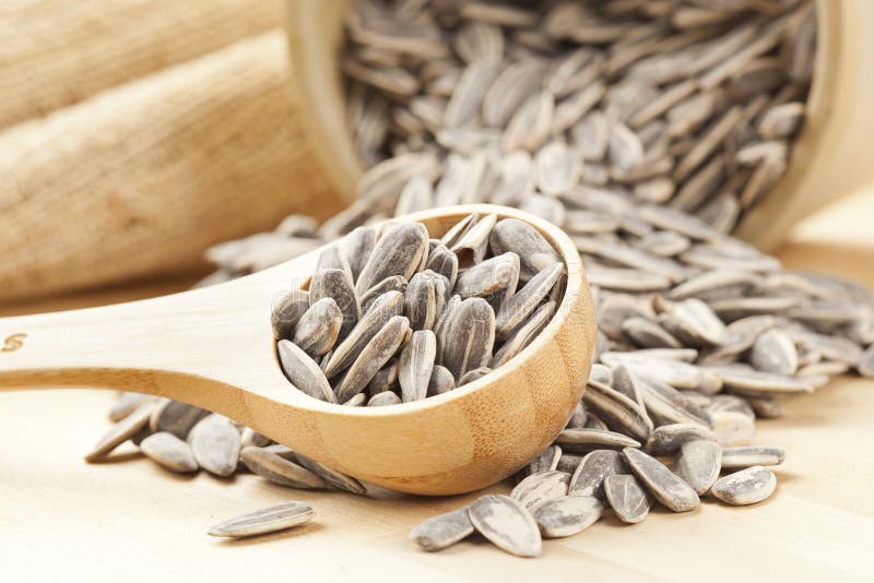 Organic Roasted SunFlower Seeds Stock Image - Image of shell, seed ...