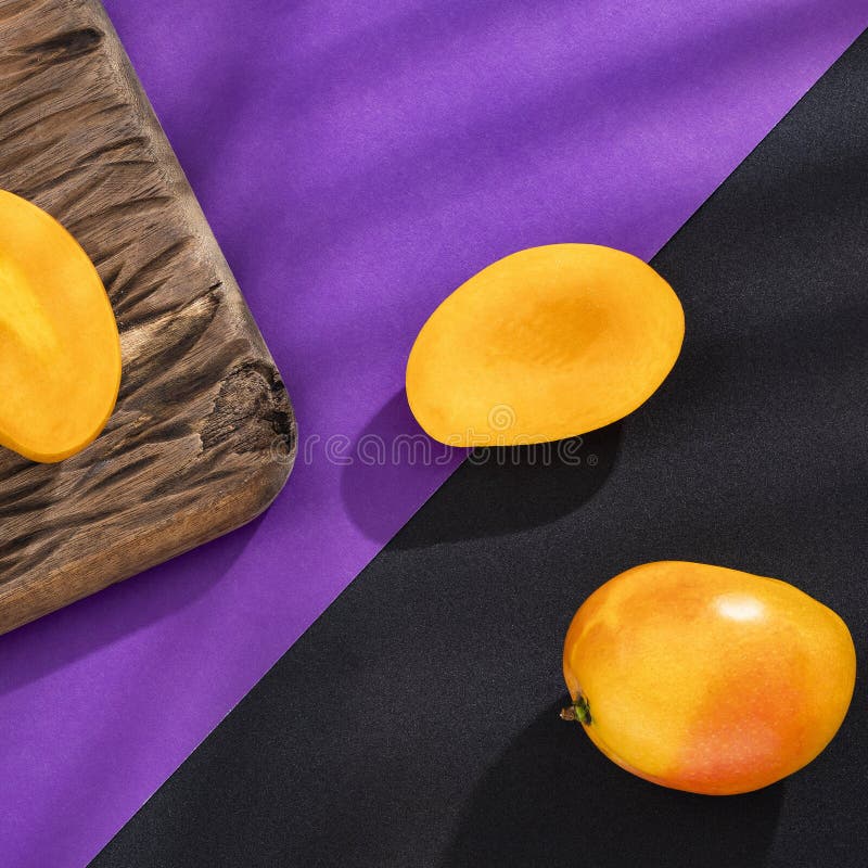 Organic Sweet Tropical Mango Mangifera Indica Stock Photo Image of