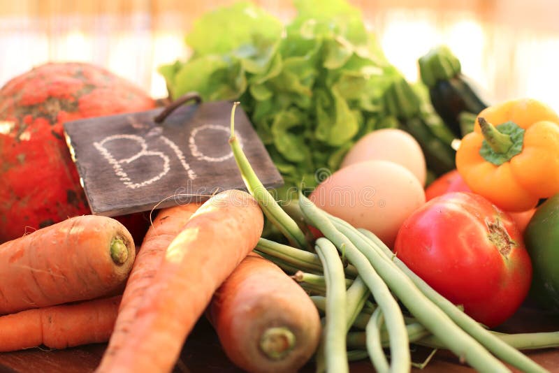 Organic vegetable basket stock image. Image of food, salads 84748401