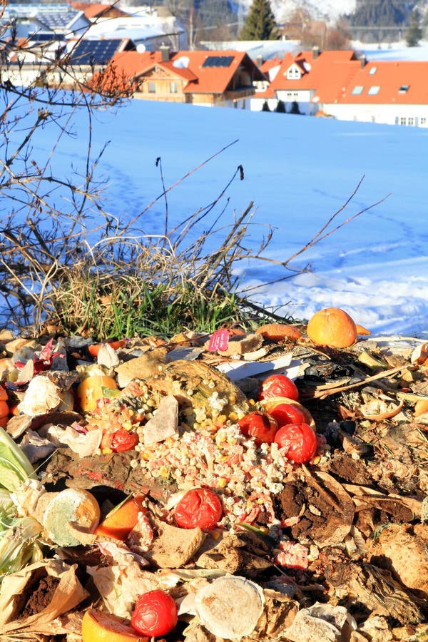 Organic waste stock image