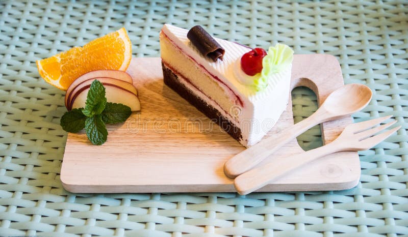 Organico sano della torta di formaggio immagini stock libere da diritti Organico sano della torta di formaggio immagini stock libere da diritti