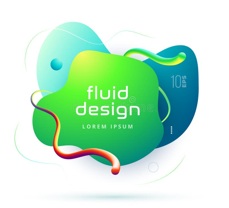 Organisk design av geometriska former för vätskefärgabstrakt begrepp Fluid lutningbeståndsdelar för minsta baner, logo, social st stock illustrationer Organisk design av geometriska former för vätskefärgabstrakt begrepp Fluid lutningbeståndsdelar för minsta baner, logo, social st stock illustrationer