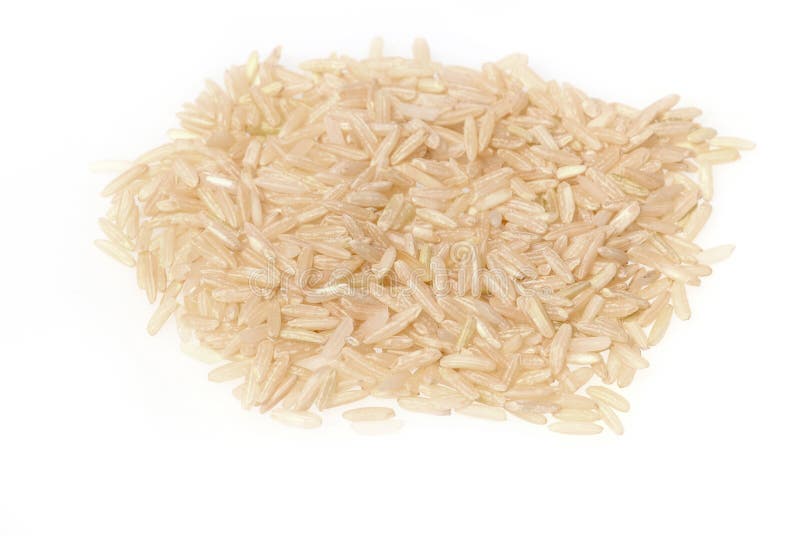 Organic rice isolated on a white background. Organic rice isolated on a white background