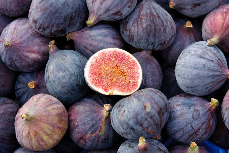 Tasty organic figs at local market. Tasty organic figs at local market