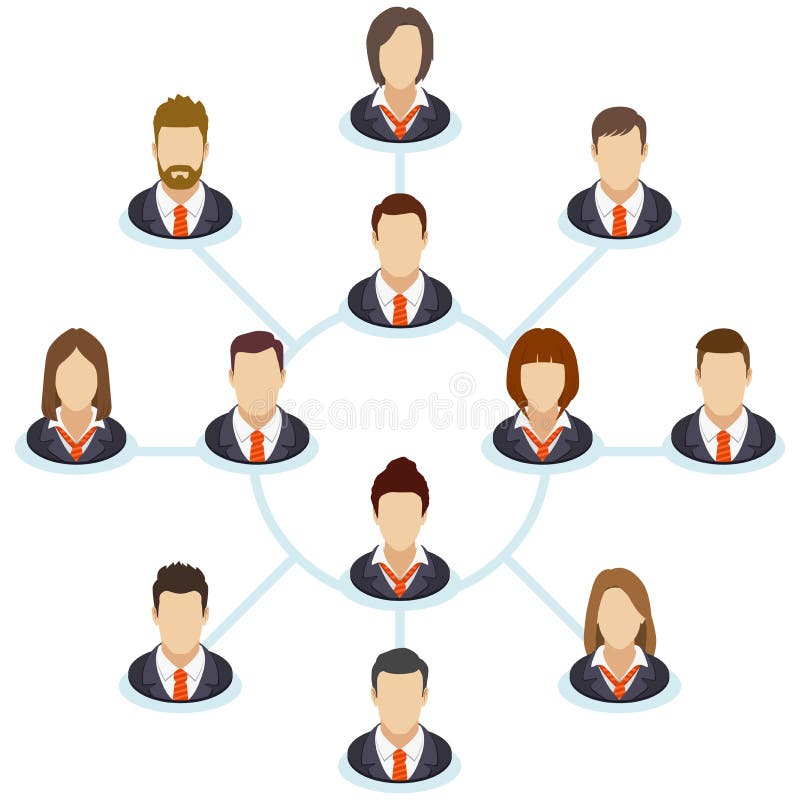 Organization chart stock vector. Illustration of administration - 35390151