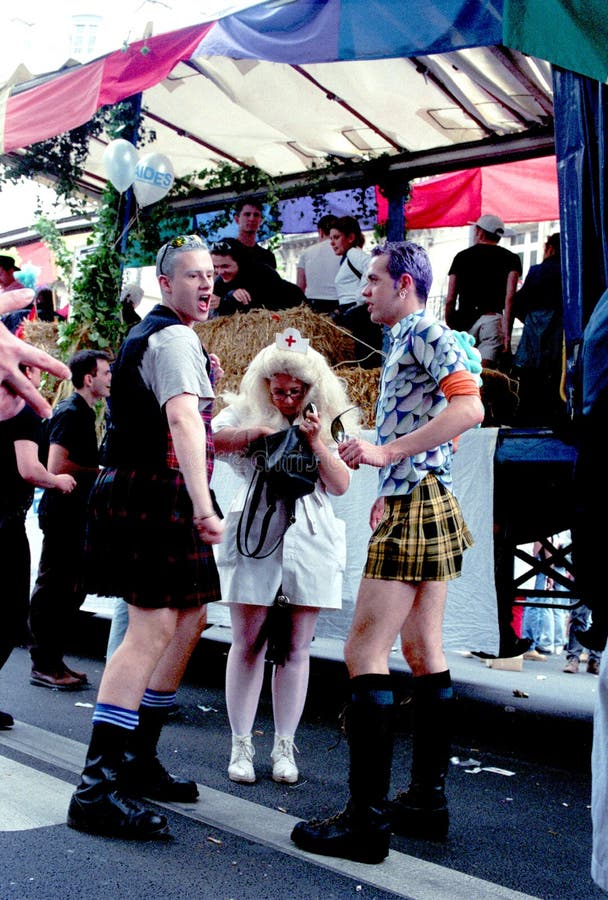 Orgulho Gay - Paris foto de stock