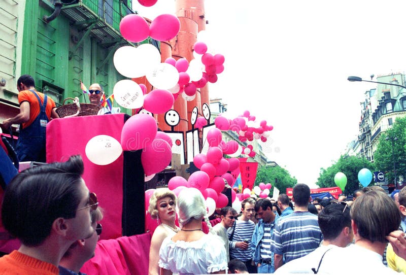 Orgulho alegre - Paris imagens de stock