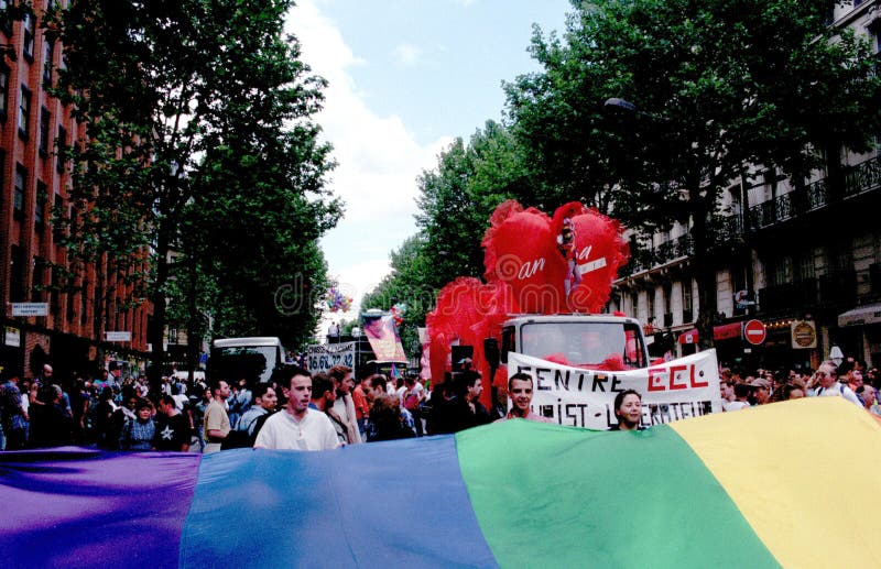 Orgulho alegre - Paris imagens de stock royalty free