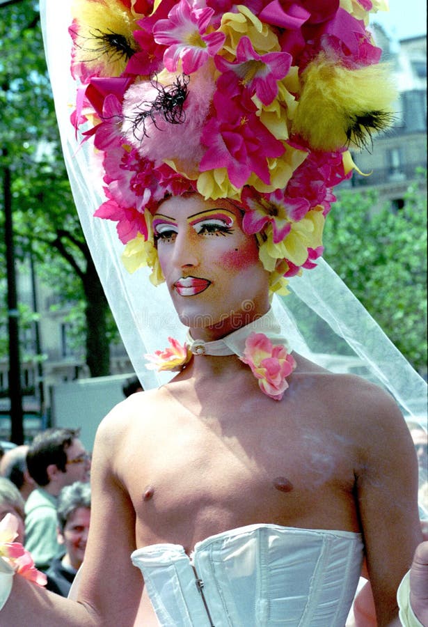 Orgulho Gay - Paris fotografia de stock
