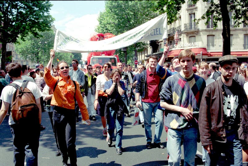 Orgulho alegre - Paris foto de stock
