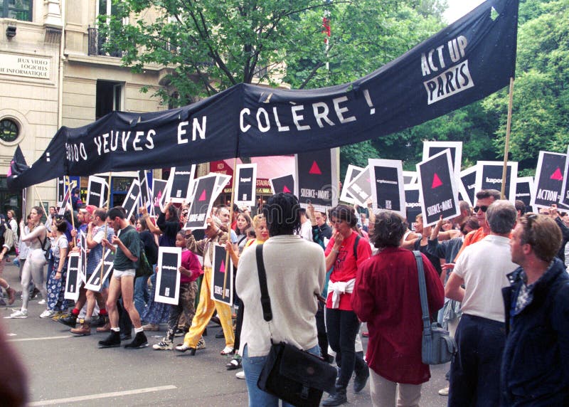 Orgulho alegre - Paris fotografia de stock