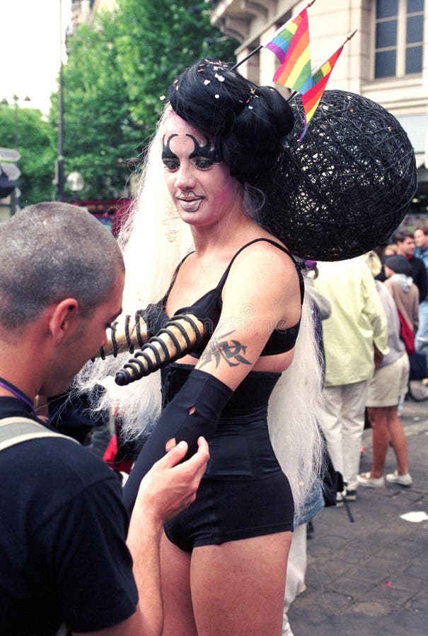 Orgulho Gay - Paris imagem de stock