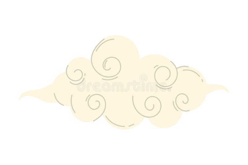 Oriental cloud design vector illustration