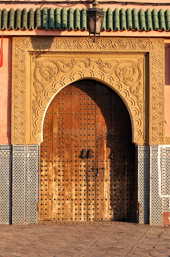 Oriental door in Marrakech