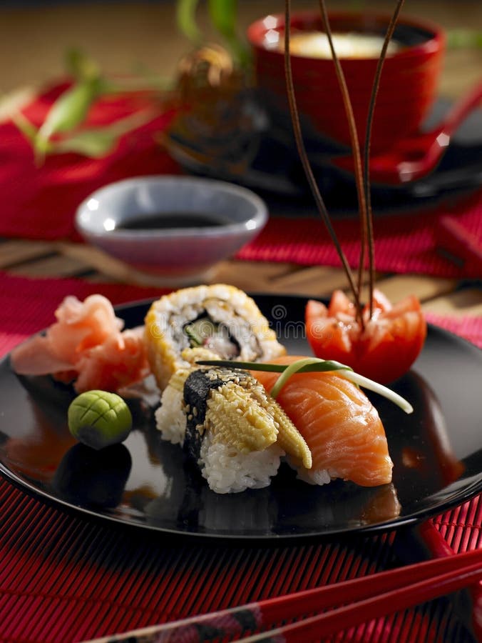 Oriental food stock photo. Image of healtly, dinner, plate 23663756