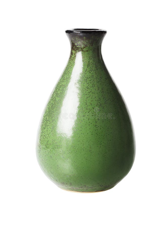 Oriental Green Vase stock photos